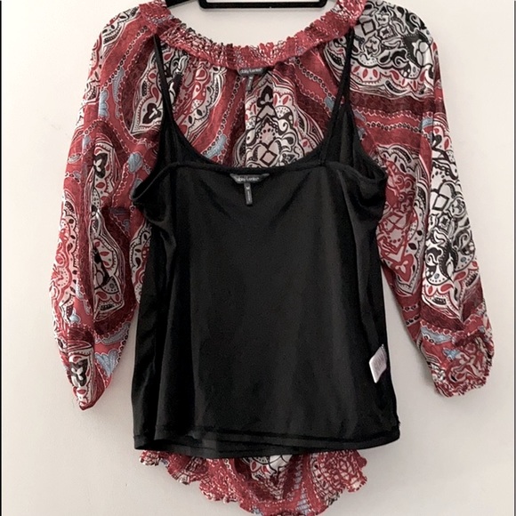 NWOT! Daisy Fuentes Off The Shoulder Blouse NWOT! - Picture 2 of 7